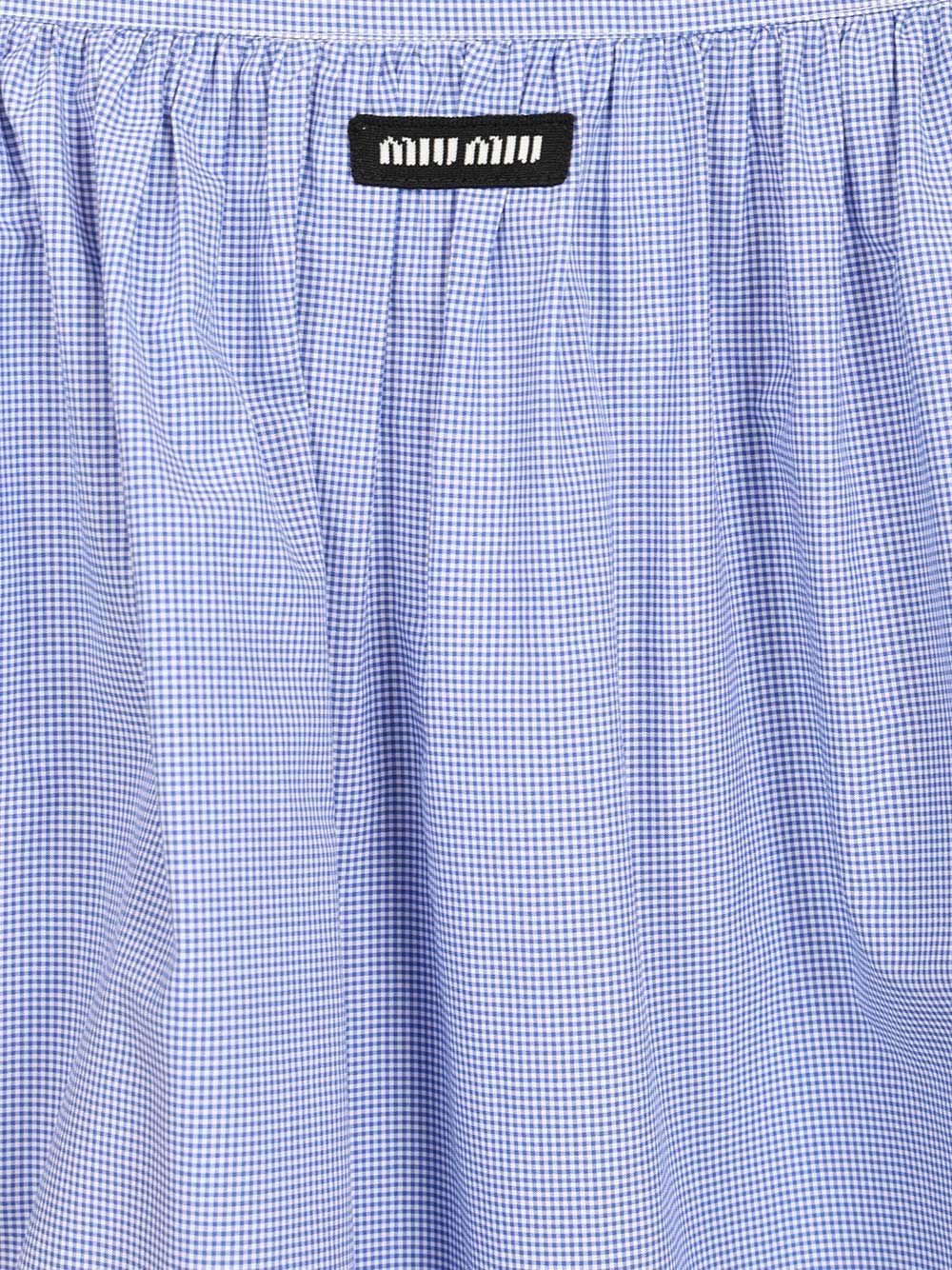 Miu Miu Gingham Skirt Gonne - Multicolor | 064bba7fbe753e237505181aab2797d8a0c975c7