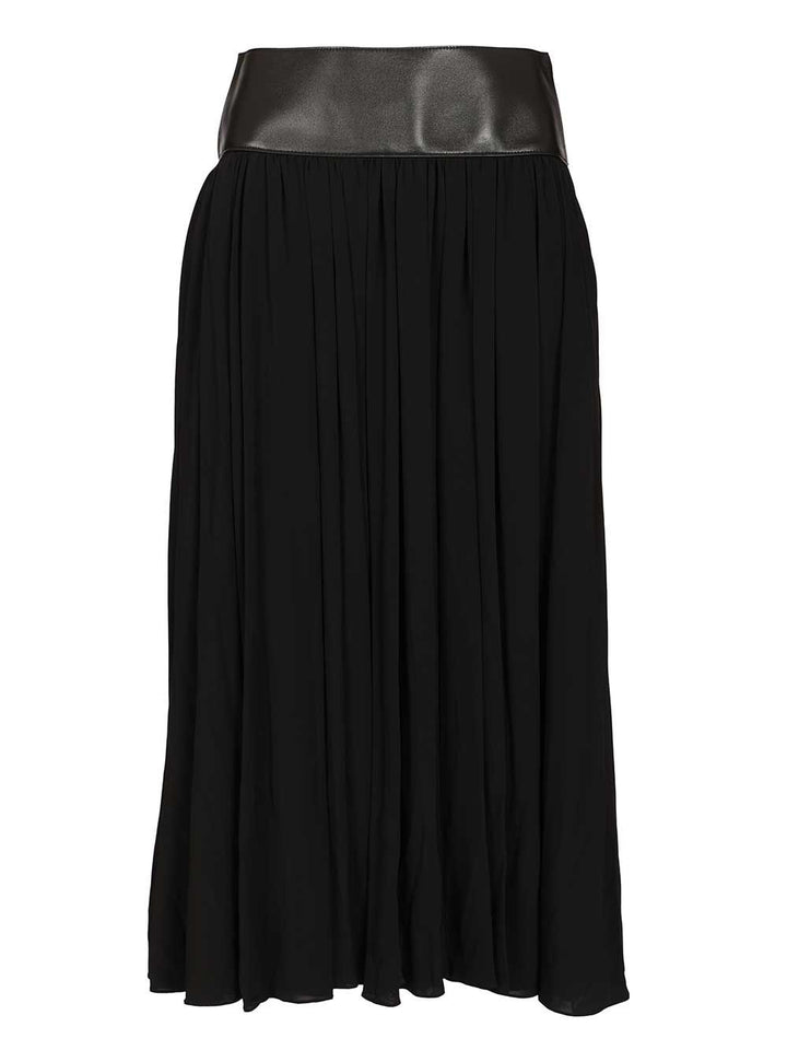 AlaÏA Alaia Midi Skirt Gonne - Nero | 9012ba71dc9edc673b90f1fc6e5fbae92dfeb4b2