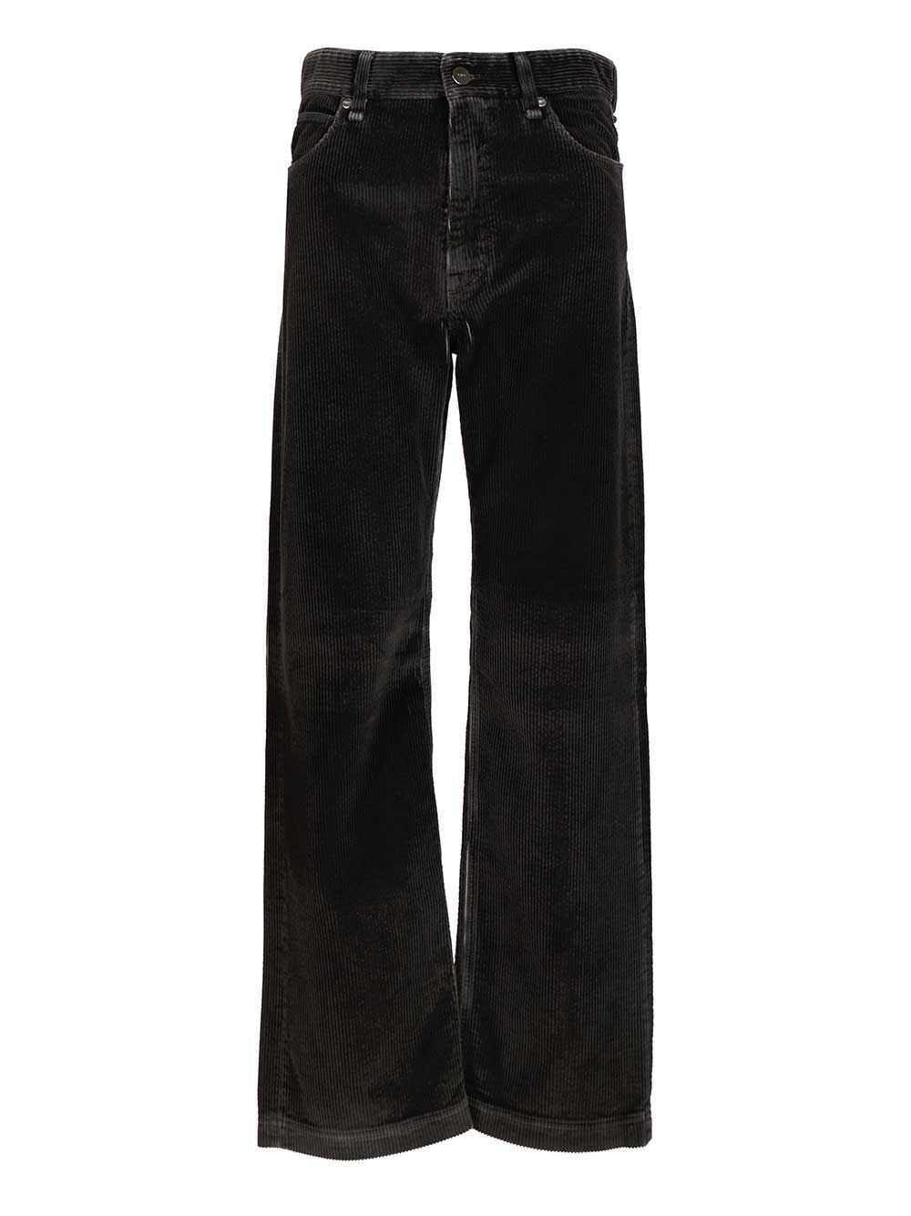 Fendi Corduroy Trousers Jeans - Nero | bad37a696ad1ec1a54d661c4411f72aa60f424f3