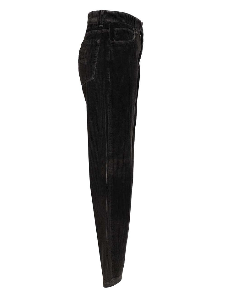 Fendi Corduroy Trousers Jeans - Nero | c723d5b80df5fc9c7afa9478ff616757b9e49ef9