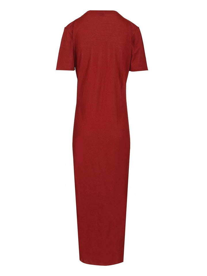 Saint Laurent T-Shirt Dress Abiti - Bordeaux | e6b25d3a80389627e580babffe2abf1a0d9c6bee