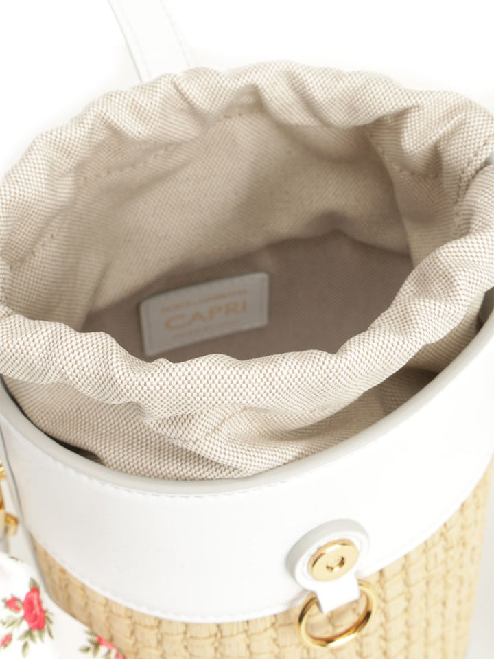 Dolce & Gabbana Capri Bucket Handbags - Bianco | 3c83748cbdb6357887c6acb83866c13fe6c07e64