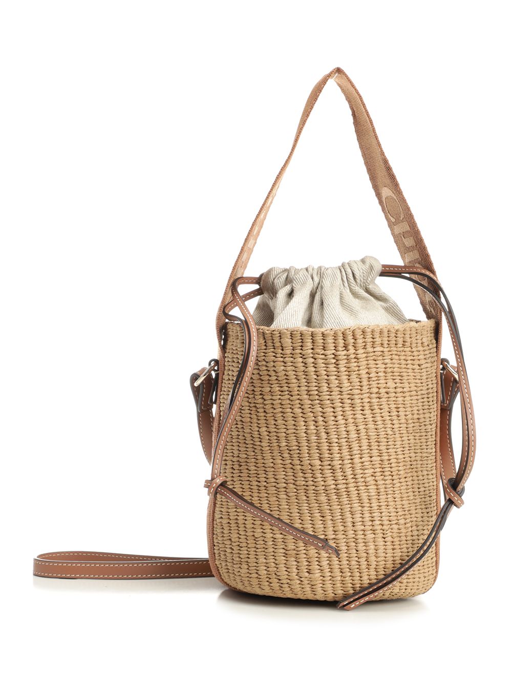 Chloe' Woody Handbags - Beige | 4ce08f41161085e9b73d65cec484ba948d14015f