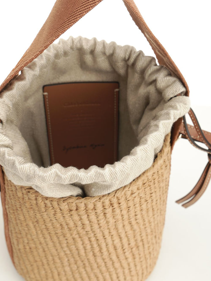 Chloe' Woody Handbags - Beige | 4fbd20c9095f818b07e064c658002eca176ad5c0