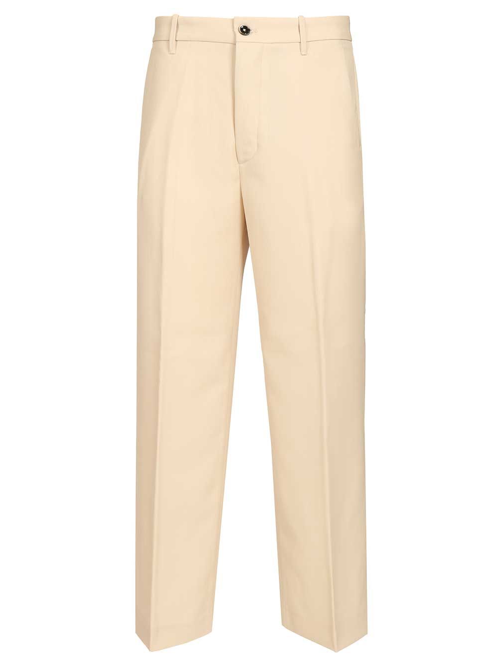 Nine In The Morning Tailored Trousers - Bianco | 918f763af302d18698e6c2a3e262e5939d9b208e