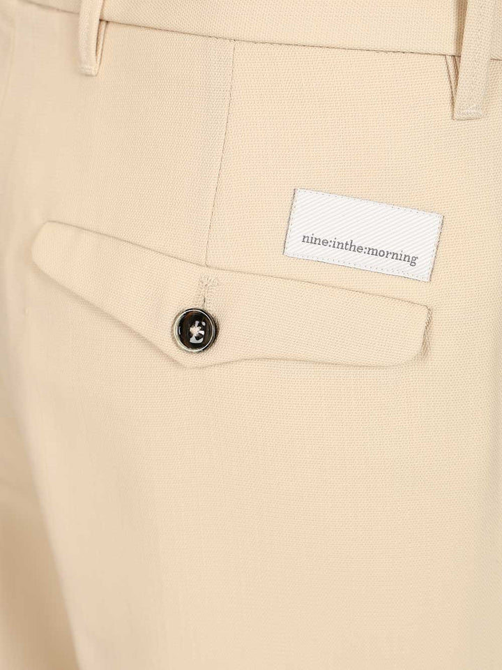 Nine In The Morning Tailored Trousers - Bianco | 4a17330c6f9e69af79410660d0e9d11f43440dbc