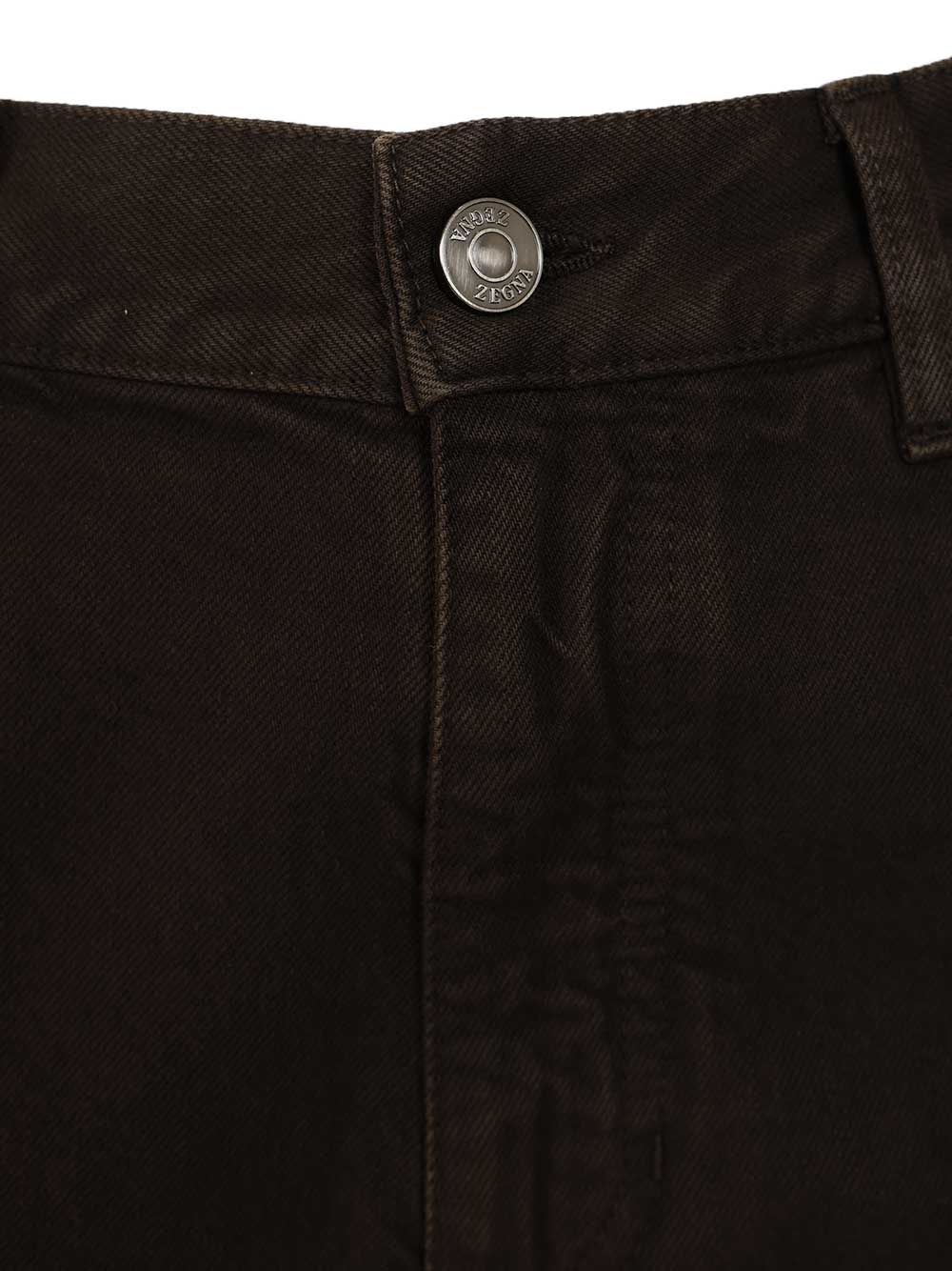 Ermenegildo Zegna Roccia Jean Jeans - Marrone | a02c9ace57e30b6bb881cee3fdf33543e9313541