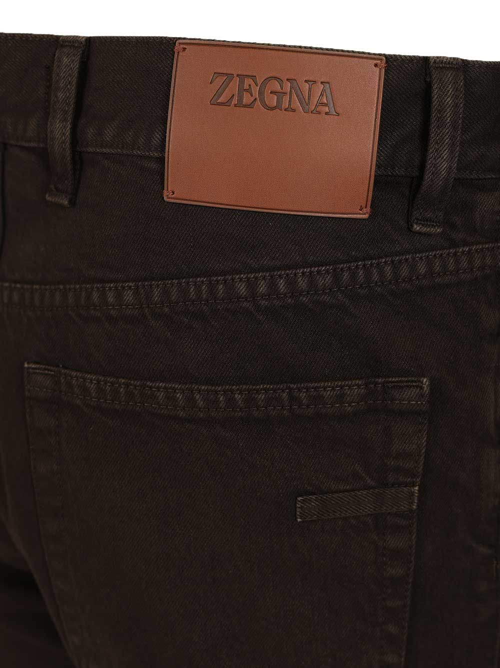 Ermenegildo Zegna Roccia Jean Jeans - Marrone | 52bfc935fc7b800a2ebebb43efd6a0847c50d6b8