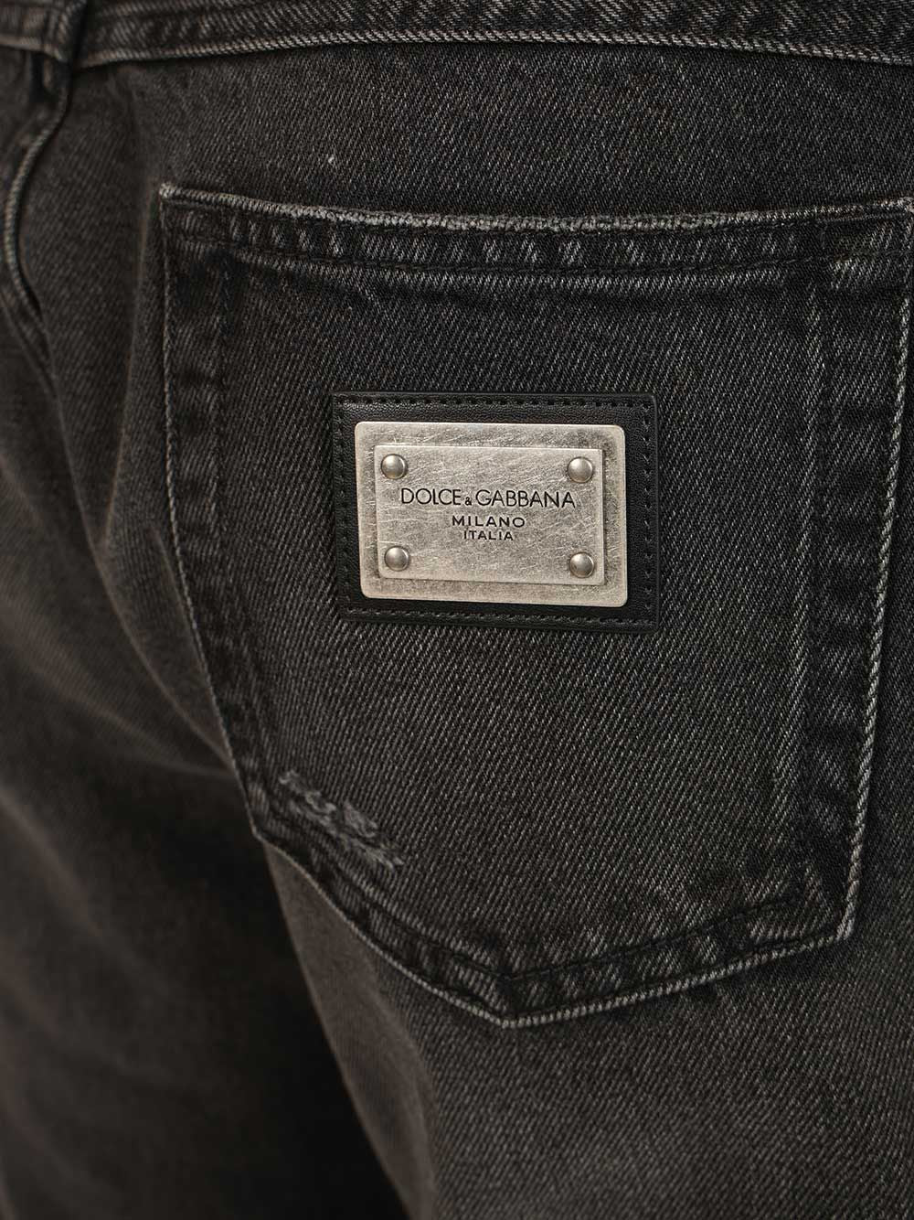 Dolce & Gabbana Regular-Fit Jeans - Nero | 9d1fe1c9e7a005fbfb806b1b6dec30772b73a8ac