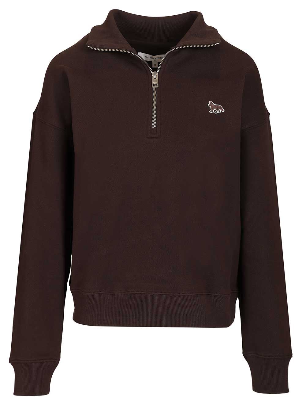 Maison KitsunÉ Baby Fox Sweatshirts - Marrone | 06c1a61e6accedb2b5b9a43341564af562f63b01