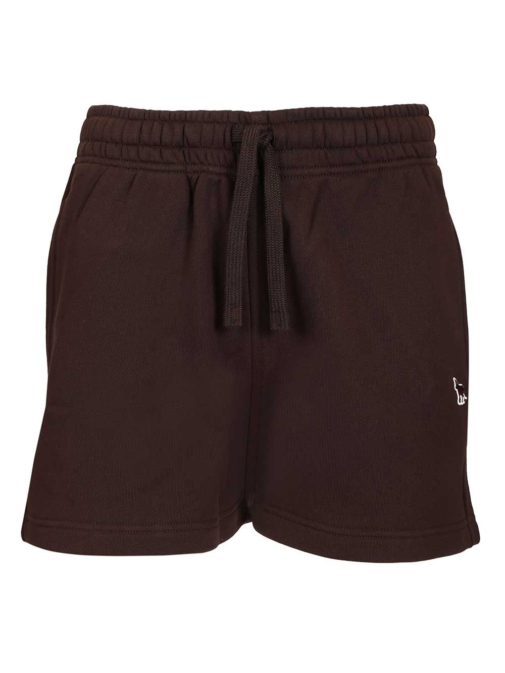 Maison KitsunÉ Baby Fox Trousers - Marrone | cd3eb9642058a1833879dca0ee34c4626619086d