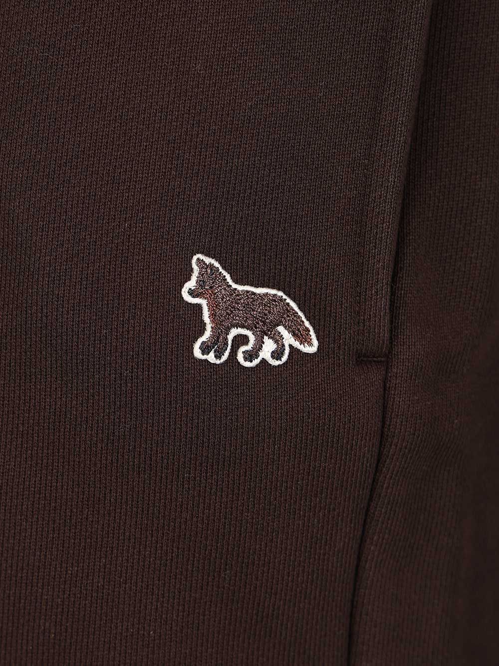 Maison KitsunÉ Baby Fox Trousers - Marrone | 61077e6d48141d2c5ea66e4cf0751474a4e39f92