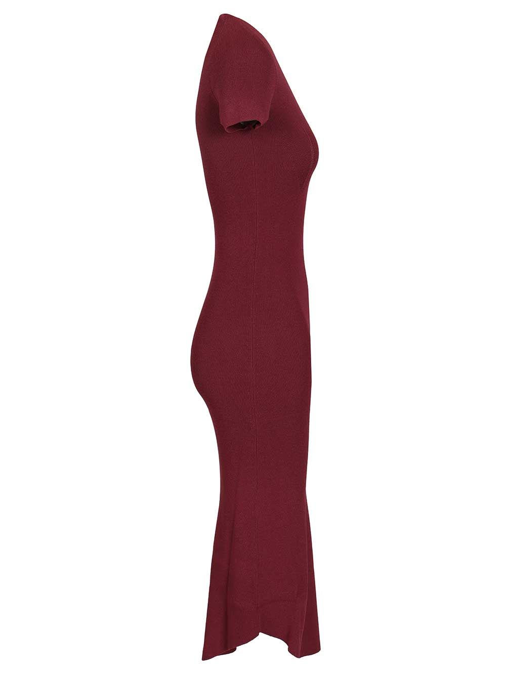Federica Tosi Midi Dress Abiti - Bordeaux | 99a188efa21432d857745410b2124b7e2a17b063