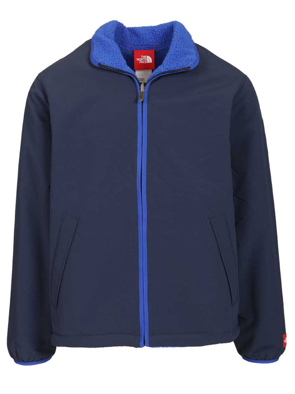 Chaqueta Reversible de Forro Polar Rojo Caja Azul