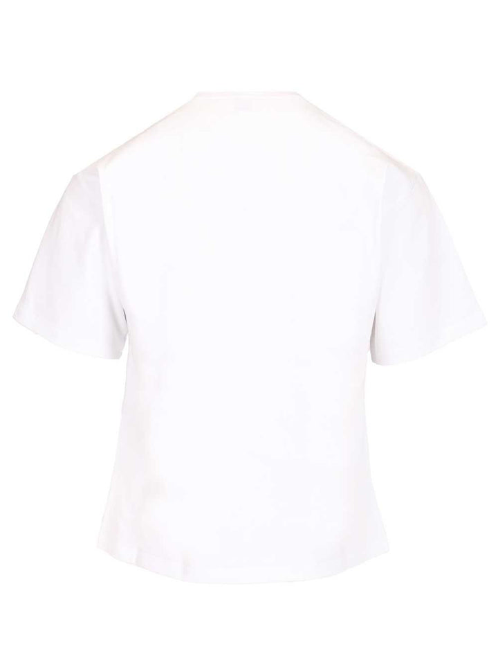Saint Laurent Cassandre T-Shirt - Bianco | ef581cfbc484881c6e74bc790e8117b4b99d812c