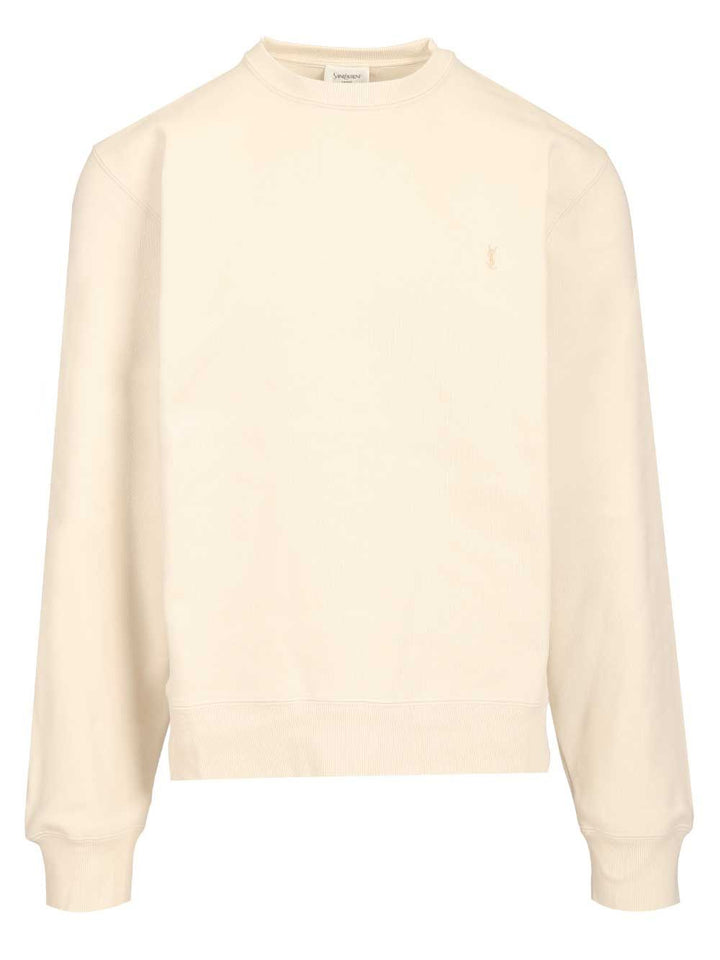 Saint Laurent Cassandre Sweatshirt Sweatshirts - Bianco | e52668c5d9a2b944b990402e15f309c3d2f6a056