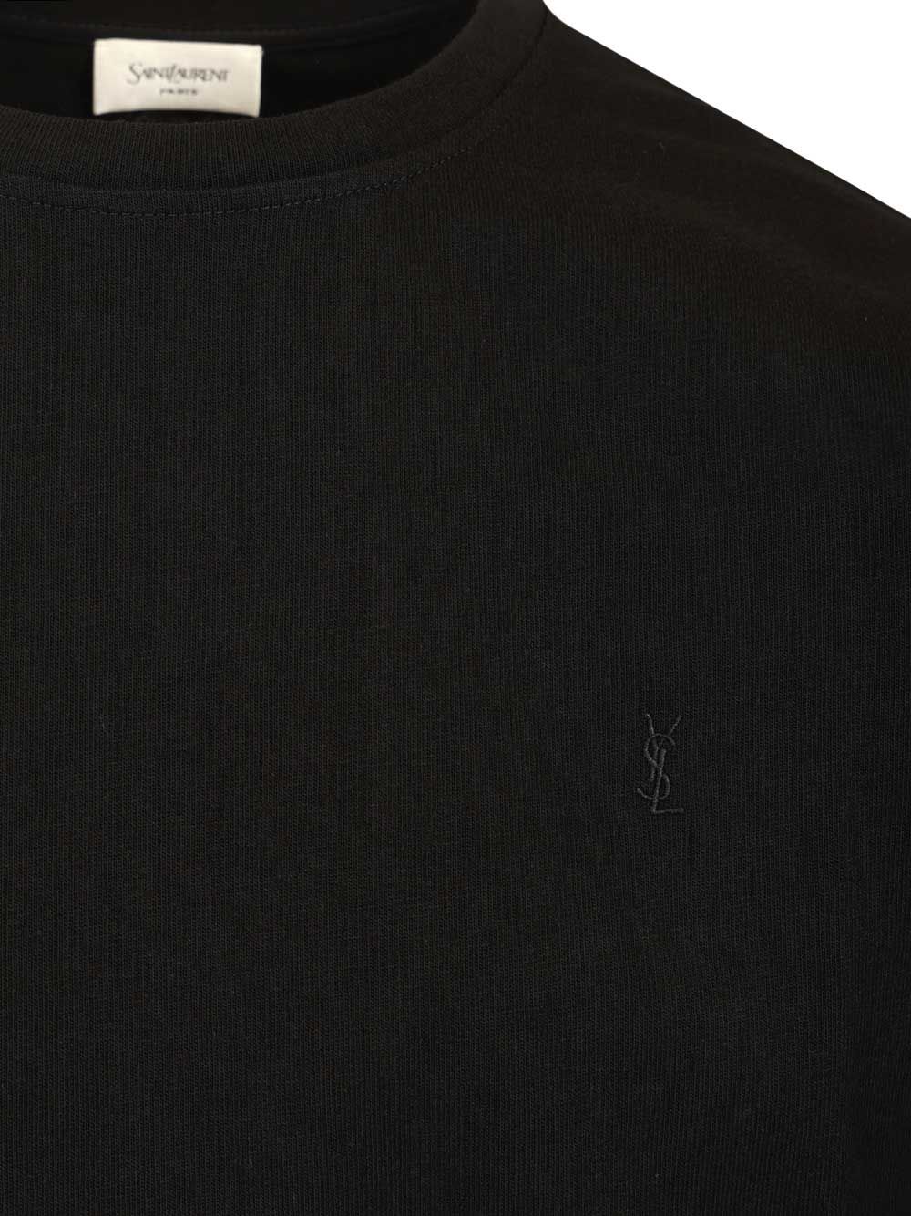 Saint Laurent Cassandre T-Shirt - Nero | a2cba8f03a20b051365422466bf59e3b82f543c9