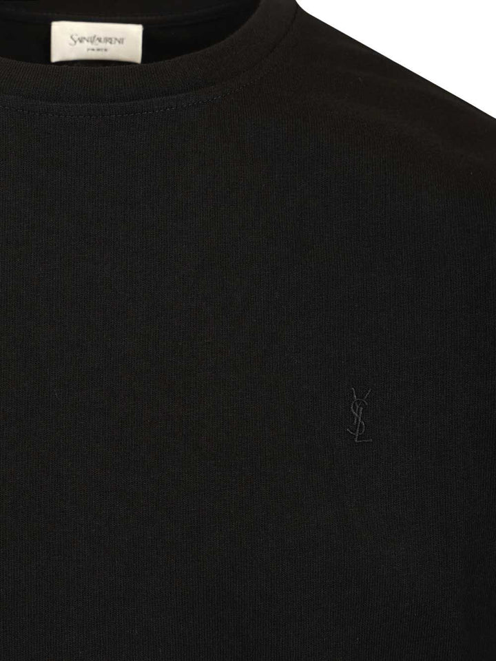 Saint Laurent Cassandre T-Shirt - Nero | a2cba8f03a20b051365422466bf59e3b82f543c9