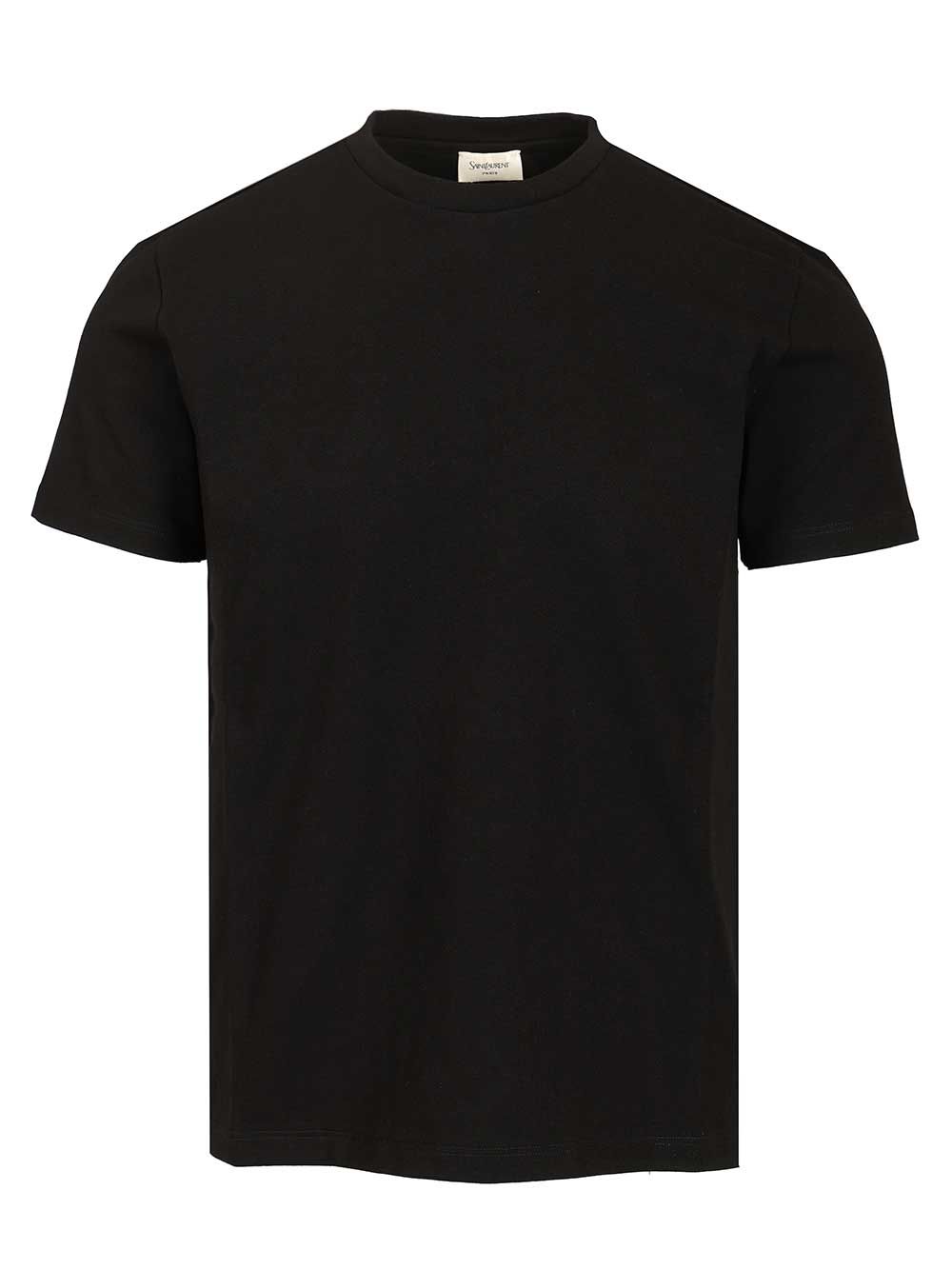 Saint Laurent Crew Neck T-Shirt - Nero | 0eae8dc4b399d1e182d73e934a3e3f9ea27bc3fa