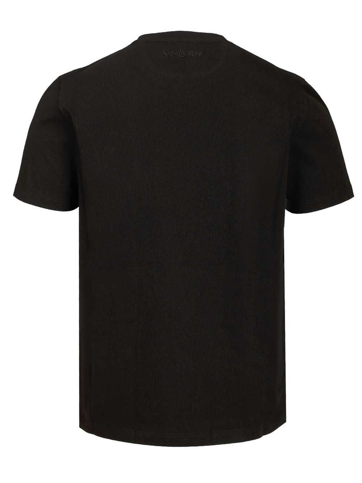 Saint Laurent Crew Neck T-Shirt - Nero | ed4c5aef5d90e75ee4daa1561ca4673d68b7546d