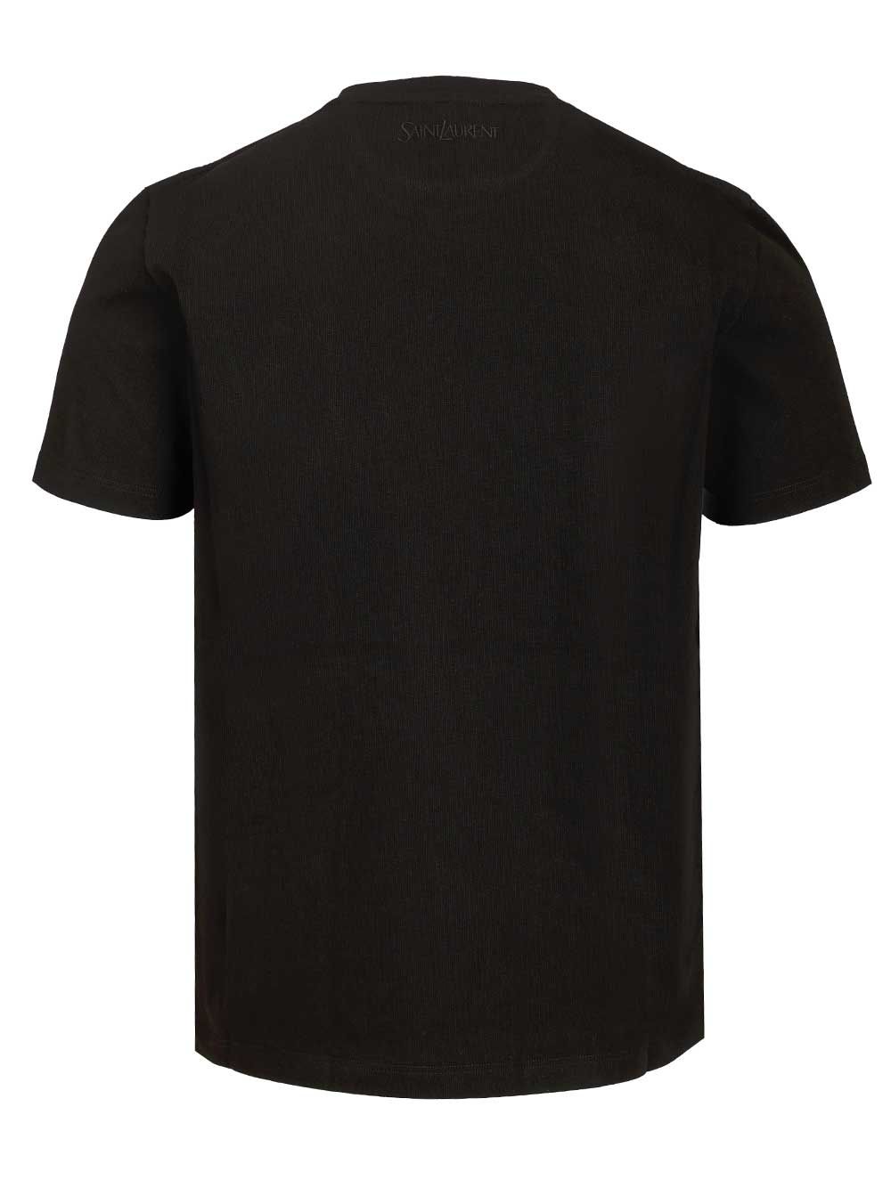 Saint Laurent Crew Neck T-Shirt - Nero | ed4c5aef5d90e75ee4daa1561ca4673d68b7546d