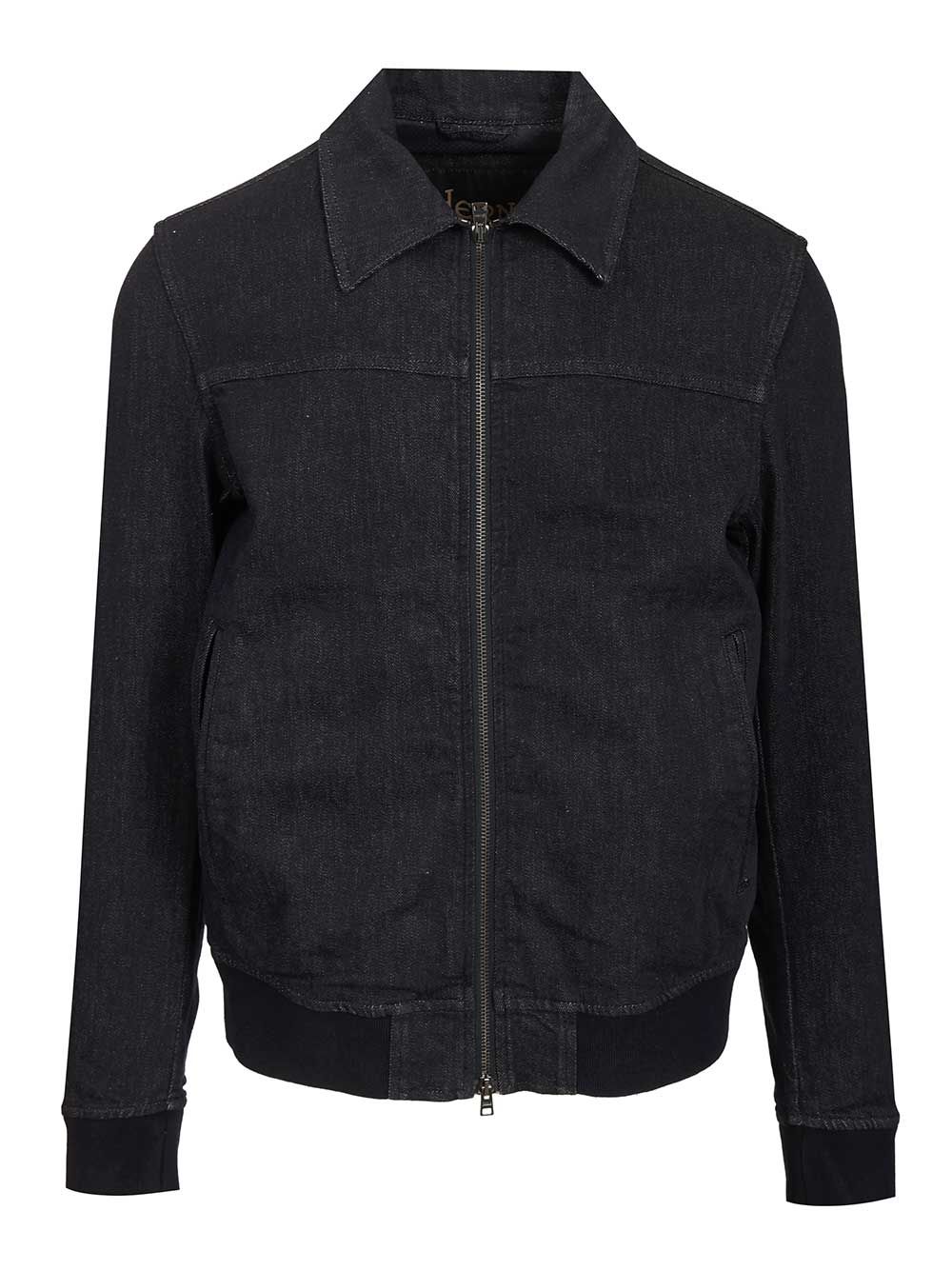 Herno Denim Bomber Jacket Giacche - Blu | 59328300ad13ecb9599b94d2b7e3c29f4b1aeb71