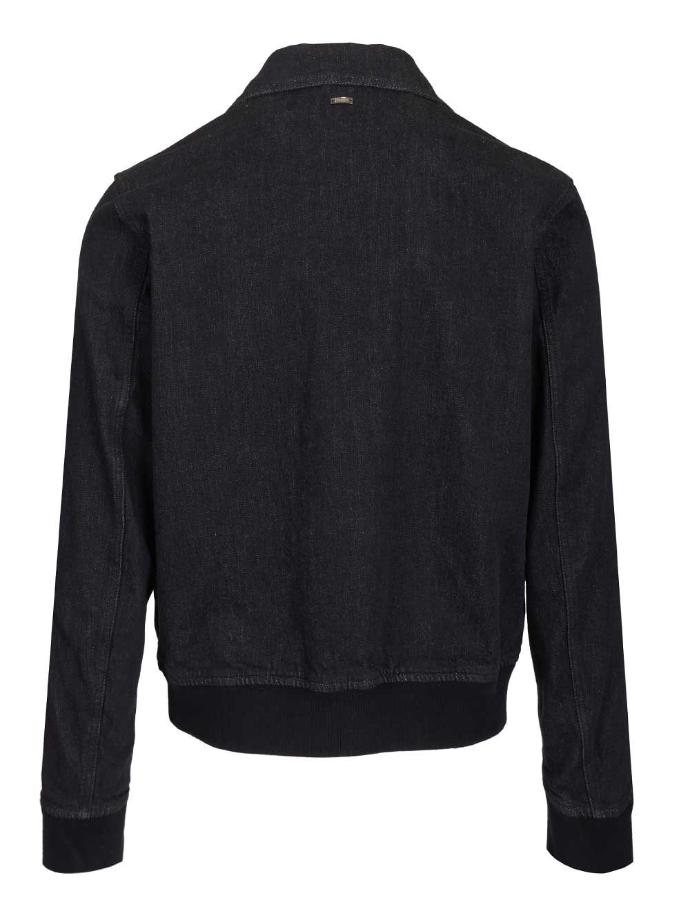 Herno Denim Bomber Jacket Giacche - Blu | c51579fbd561544d391d9132a45d995f398752aa