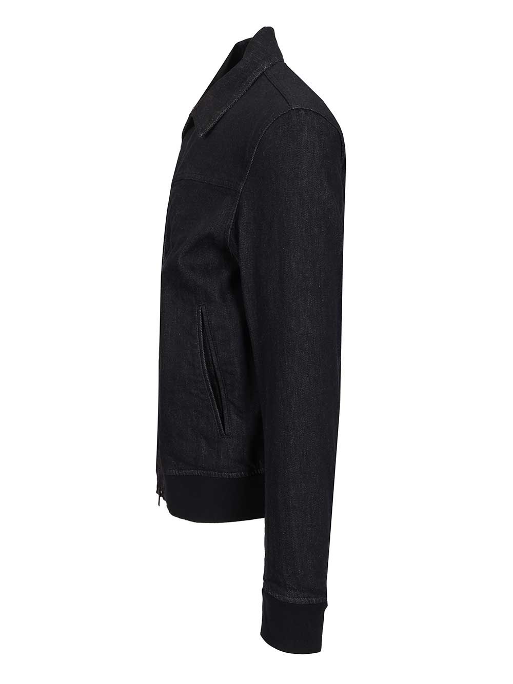 Herno Denim Bomber Jacket Giacche - Blu | d154f121d625df6114986513f2100d152a46e881