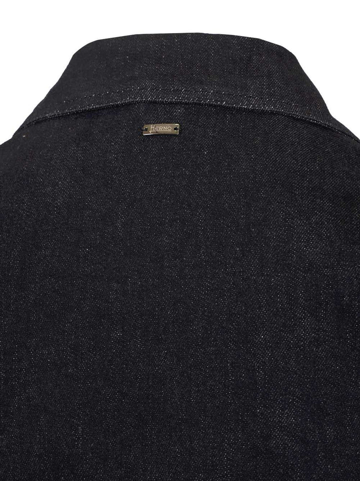 Herno Denim Bomber Jacket Giacche - Blu | cd89fbe460aafc8b4e33dda6ab3aa9e646c1d0cd