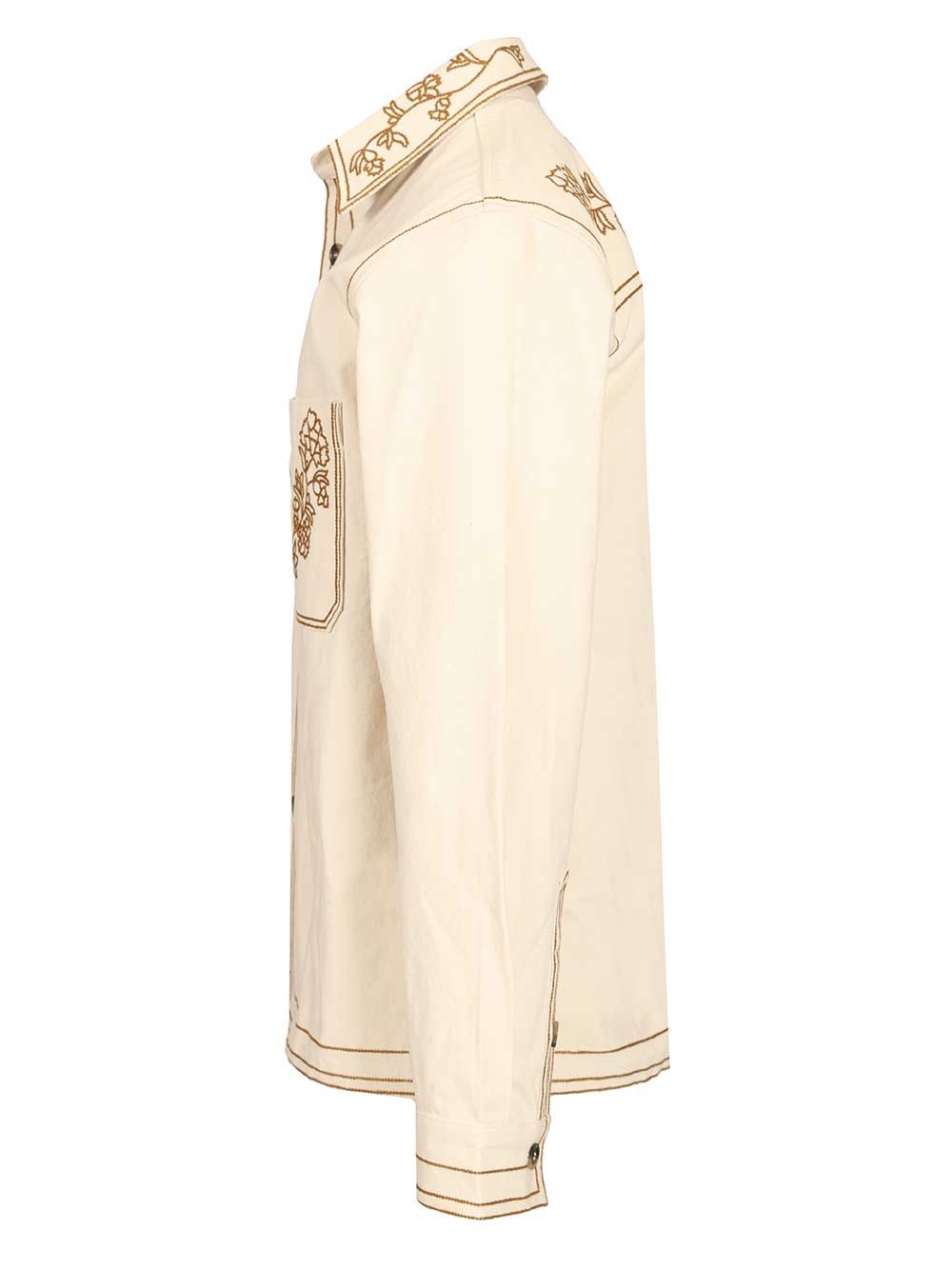 Marant Rudy Overshirt Shirts - Bianco | 9baba511febe6fb93657e53c5f74946a17e11d40