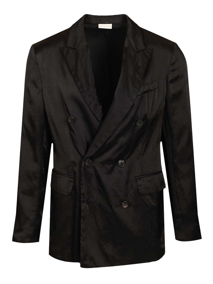 Dries Van Noten Double-Breasted Jacket Giacche - Nero | 5b882d80dd591e490028b938b0a9625b3e132a76