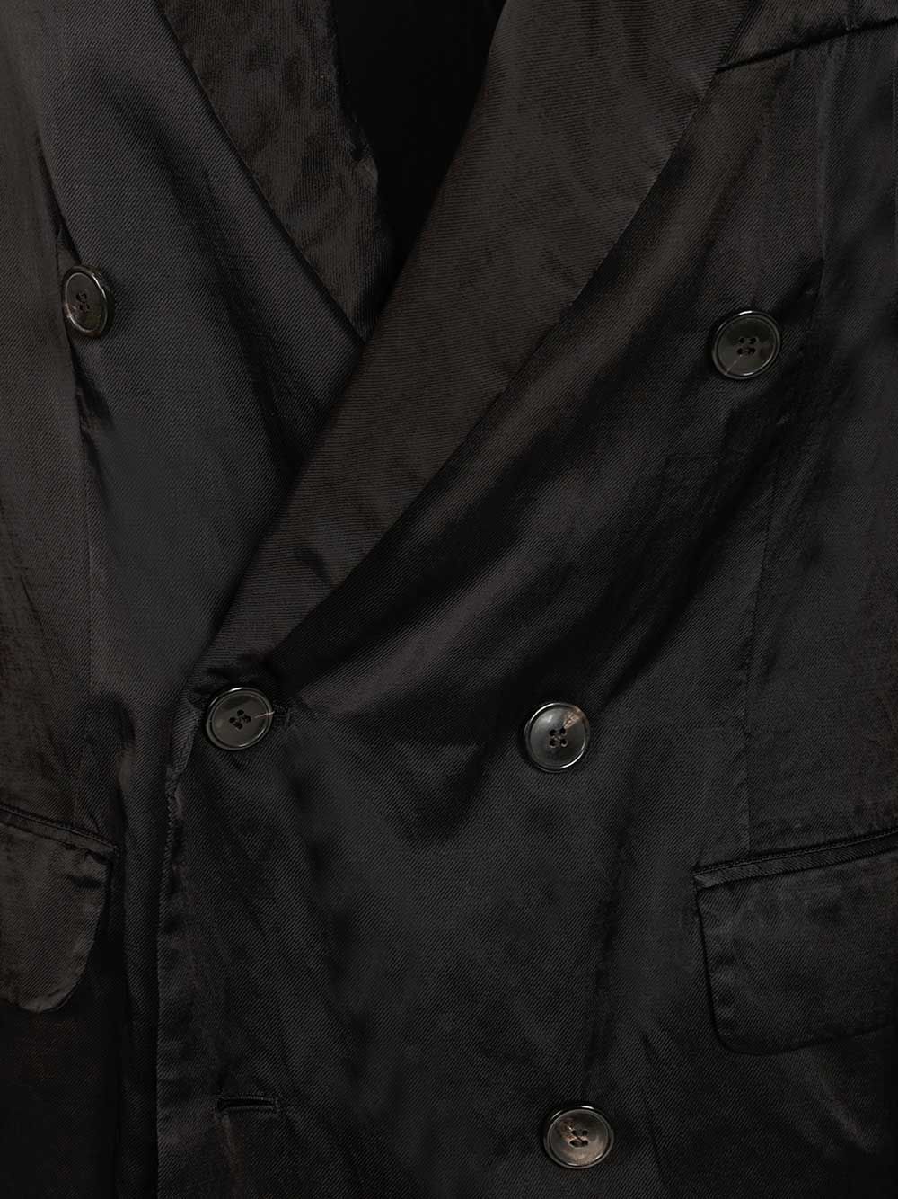 Dries Van Noten Double-Breasted Jacket Giacche - Nero | 3f7c2a2ff15cd2a3819c5a615bc457ec1055a2c4