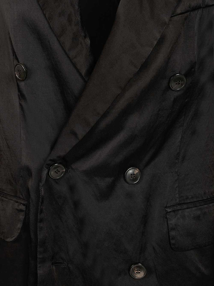 Dries Van Noten Double-Breasted Jacket Giacche - Nero | 3f7c2a2ff15cd2a3819c5a615bc457ec1055a2c4