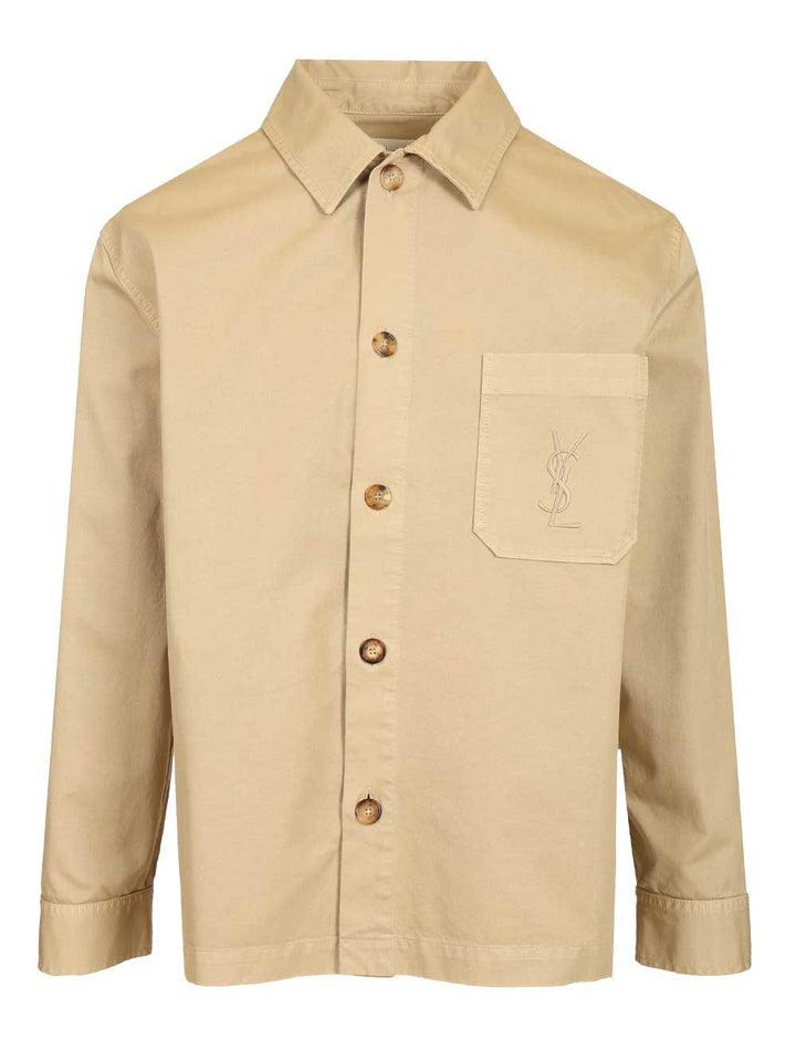Saint Laurent Cassandre Giacche - Beige | c15cca5fdfb7eaf164f6bfc6052a55fe4abcb4ae