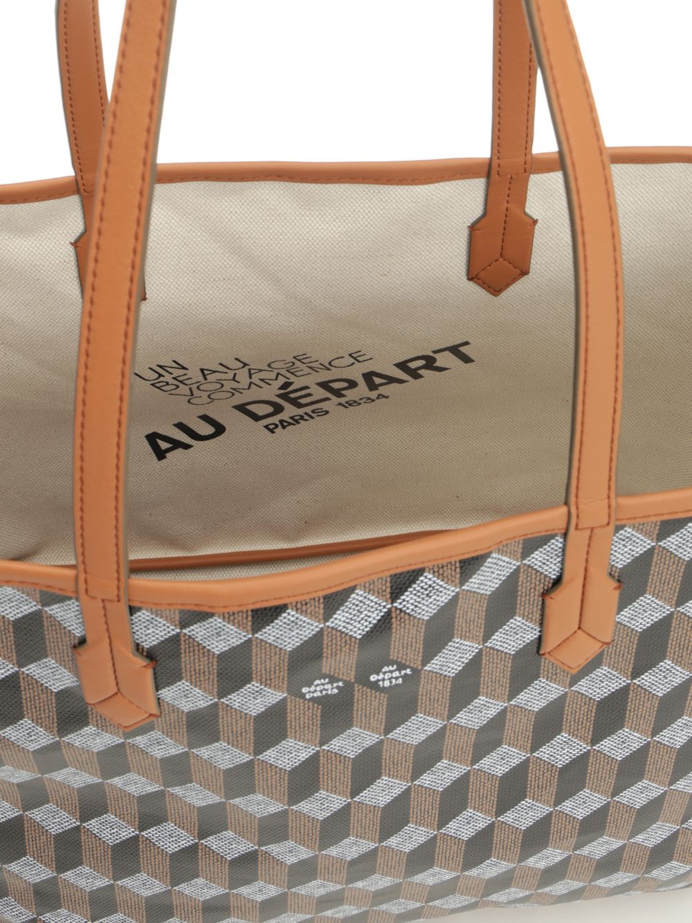Au Depart Tote Bag N. 47 Shoulder Bags - Marrone | d5fbf2f2fd71a06a1195a8790484532015cbc0c9