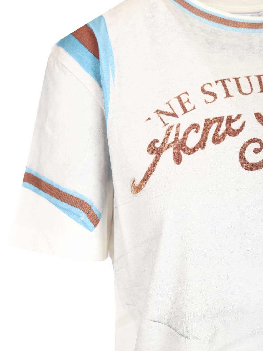 Acne Studios Graphic T-Shirt - Bianco | 6d9881b8ae5690e75a78e0ad80bc4e65aad33ae7