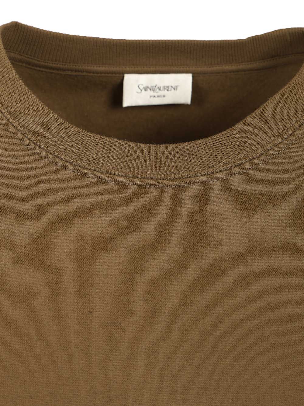Saint Laurent Cassandre Sweatshirts - Verde | b76a6ff386e5d347f790faaf2af7ac317e440aad