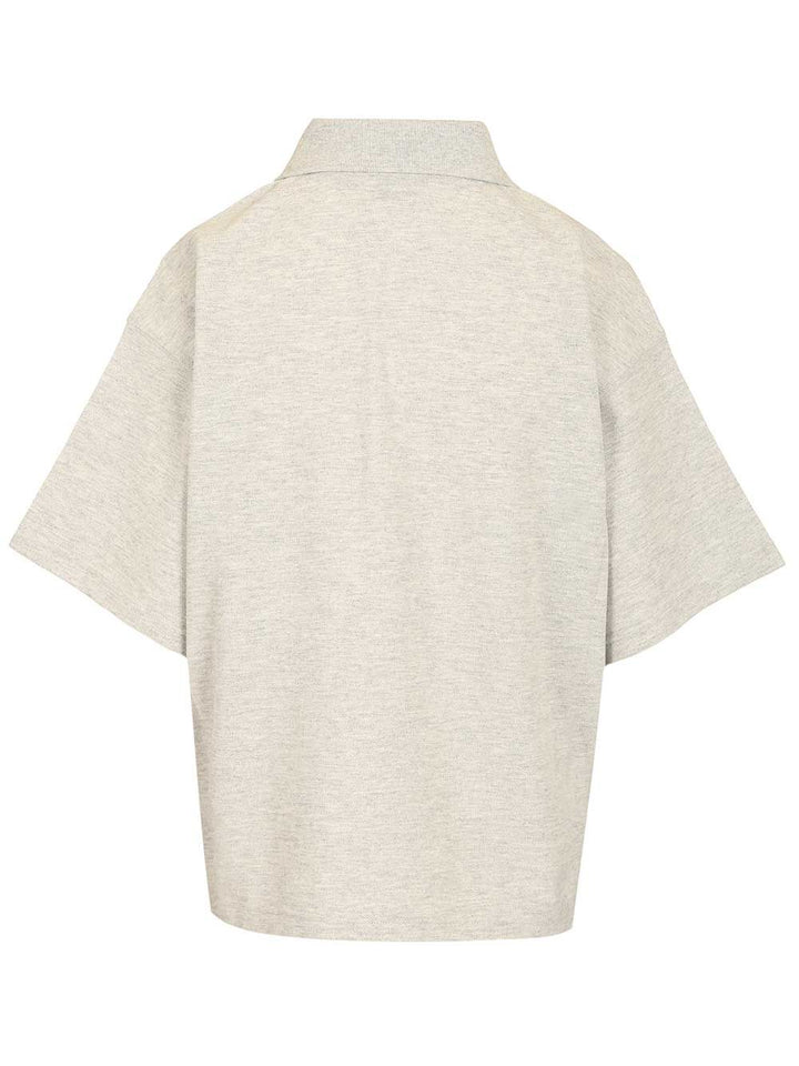Saint Laurent Oversized Polo shirt - Nero | 4296090c3bf1667978a665fa64ea03f270178b20