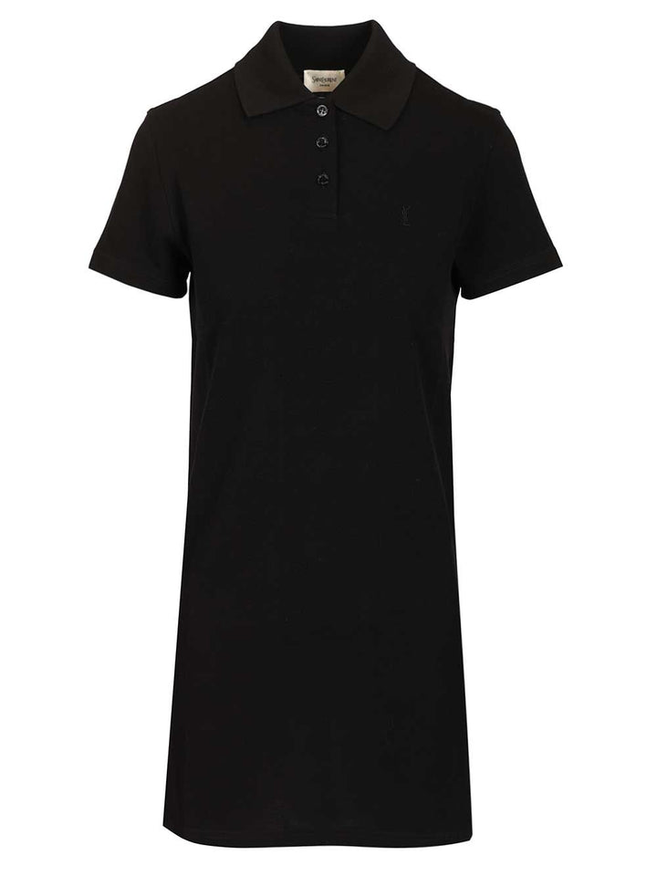 Saint Laurent Polo Dress Abiti - Nero | d0f4e1b815c43dff024bb231f57998d7e77cd98d