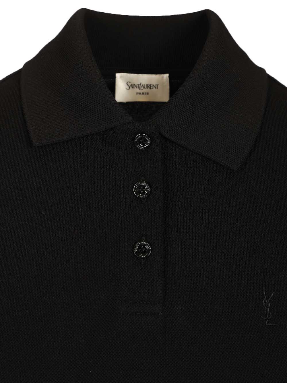Saint Laurent Polo Dress Abiti - Nero | 033c6392734ad00d8a7b4c665b623e61915bef8a