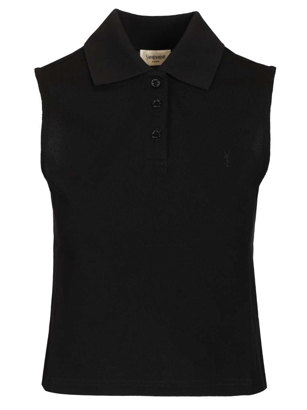 Saint Laurent Cassandre Polo shirt - Nero | e9c09b4630673868ed8f8d7c62d50e42ce88b422
