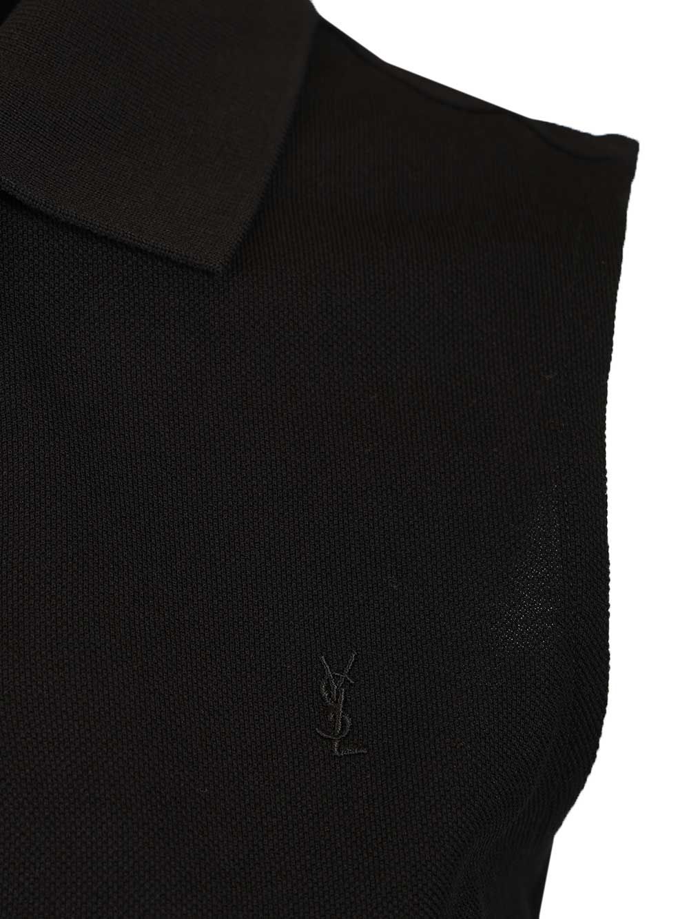 Saint Laurent Cassandre Polo shirt - Nero | 2a6860679f09795eb0751219e2aabafdd0fd578e
