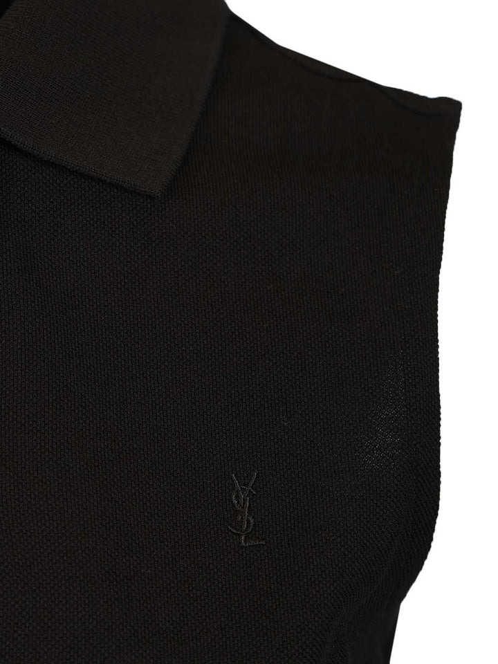 Saint Laurent Cassandre Polo shirt - Nero | 2a6860679f09795eb0751219e2aabafdd0fd578e