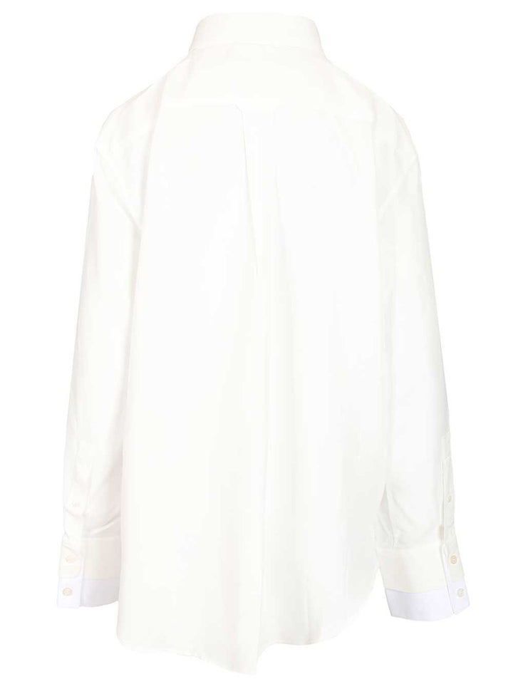 Acne Studios Layered Shirt Shirts - Bianco | 885a3576d041906cac4d68fbe0927efb7de55cf4