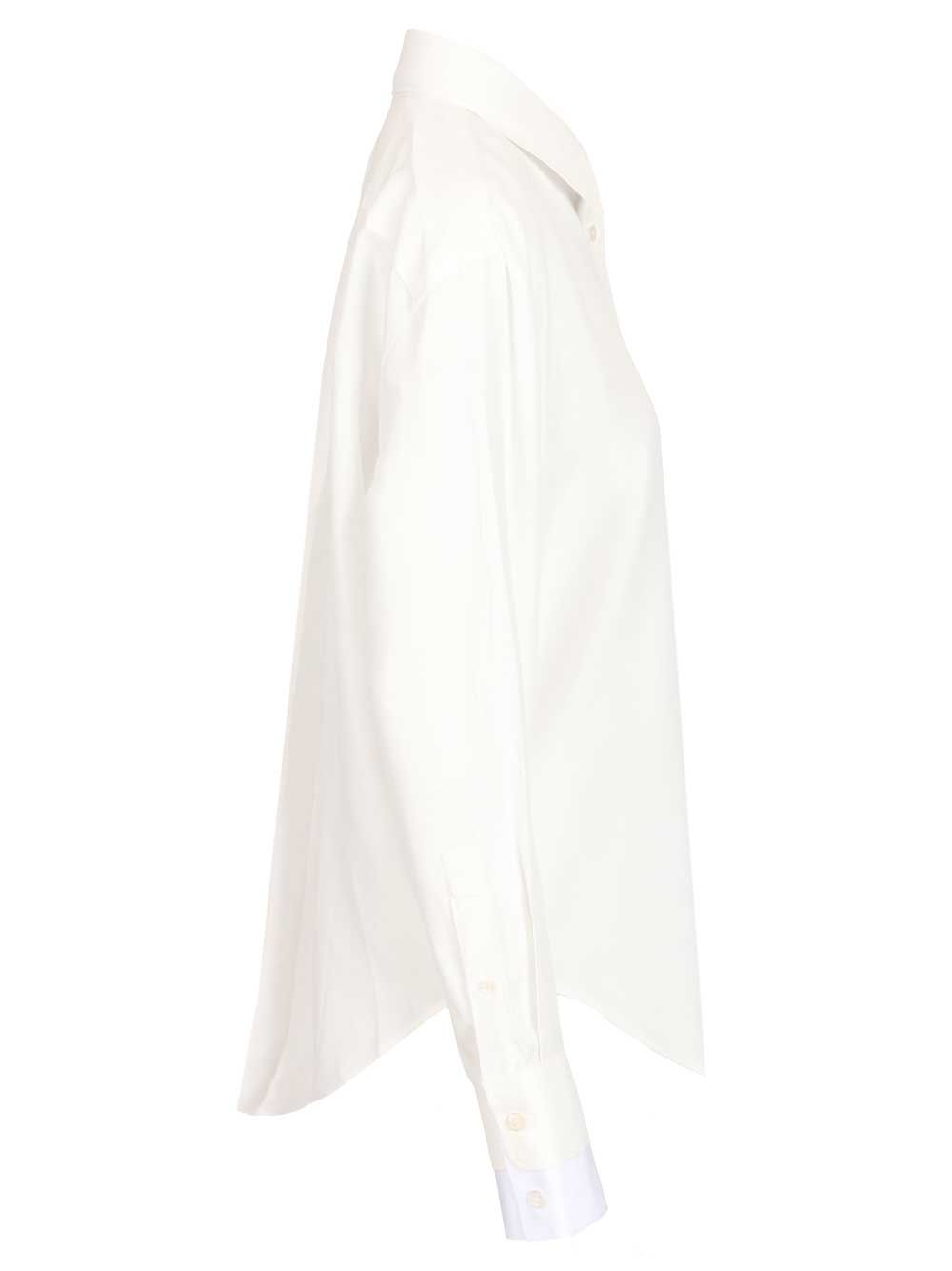 Acne Studios Layered Shirt Shirts - Bianco | f62baa07b3c16f2168a29ea15694db344c410ea7