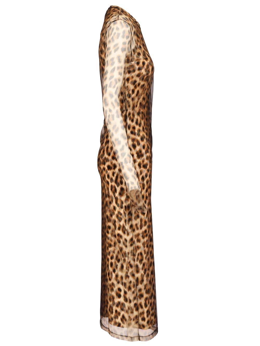 Sportmax Animal Print Fitted Dress Abiti - Animalier | a19e0e936fb3a539f6c8eff2b3b94764e9a77798