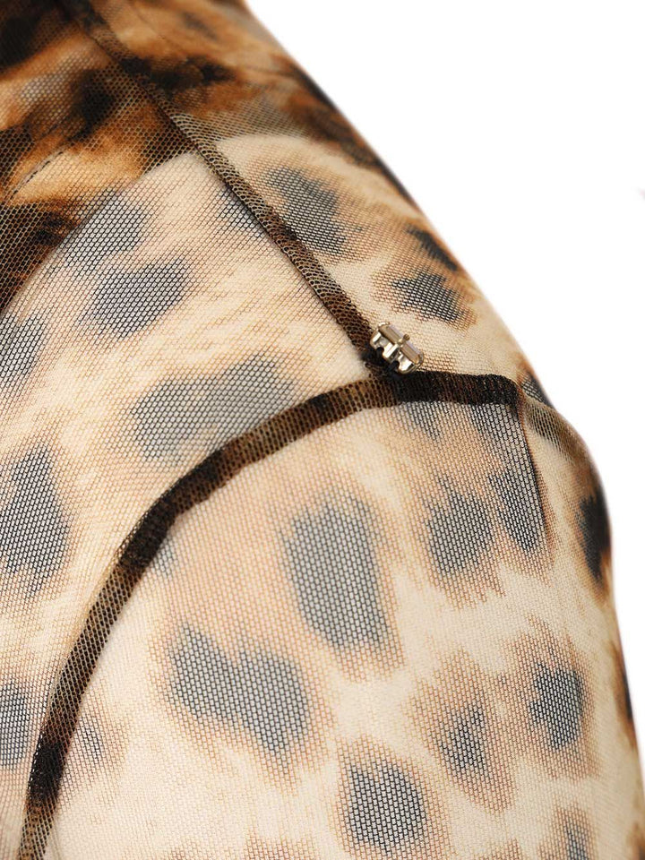 Sportmax Animal Print Fitted Dress Abiti - Animalier | c49c81ec987c714818caf08d4b7fc5871100f286