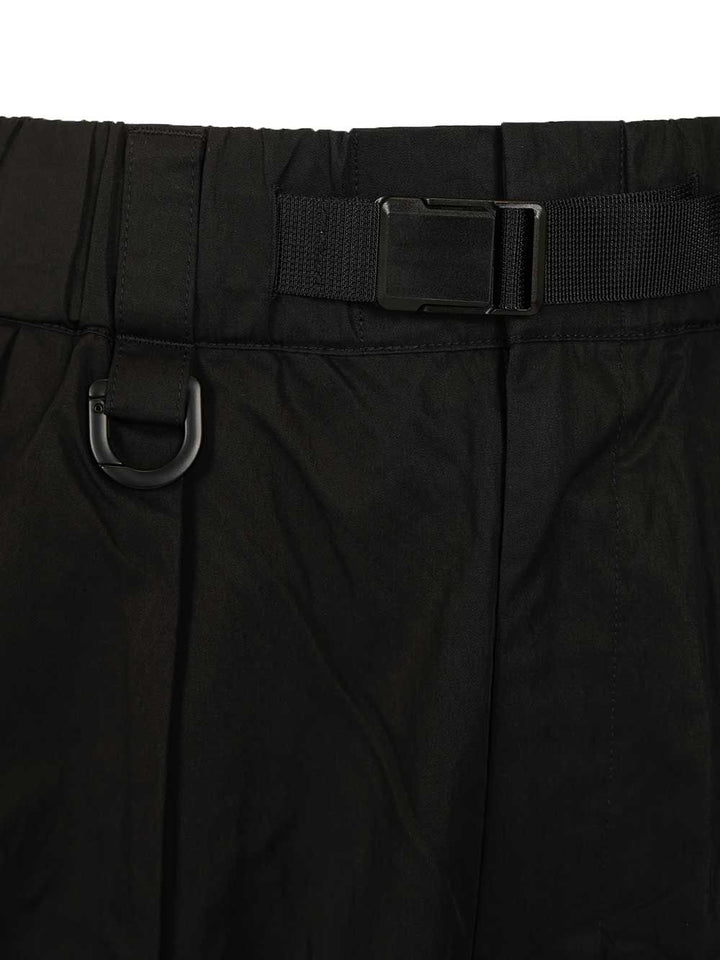 Adidas Y-3 Cotton Blend Cargo Bermuda Shorts Trousers - Nero | 4846c59a44312f62730b61e5324c2fd356b2699b