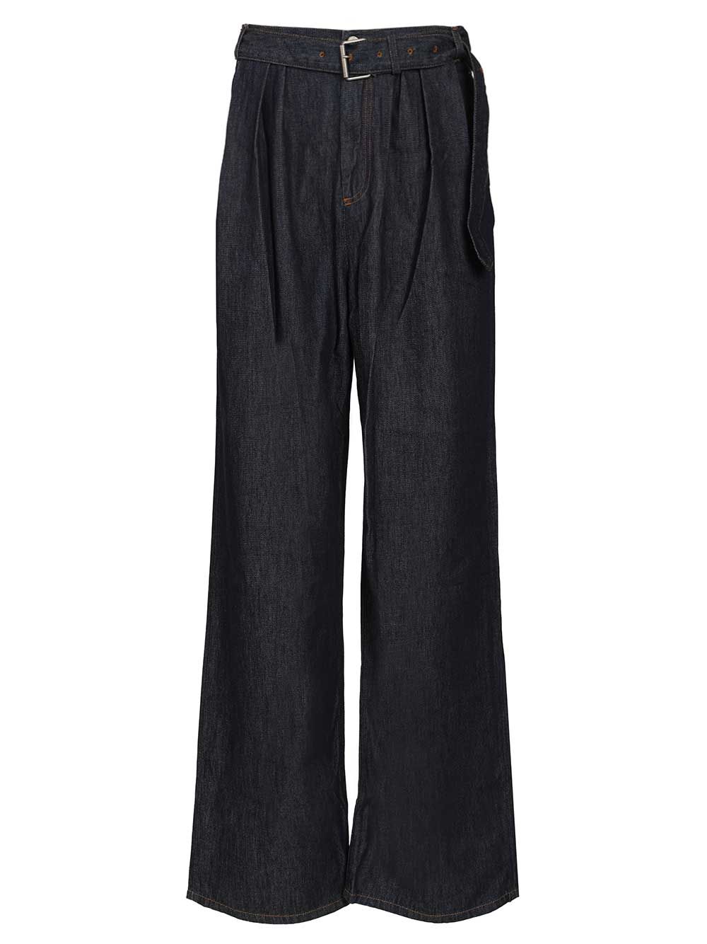 Dries Van Noten Long Trousers - Blu | 1840f8d3763375a77ef6b755433f0bd9cd8c6972