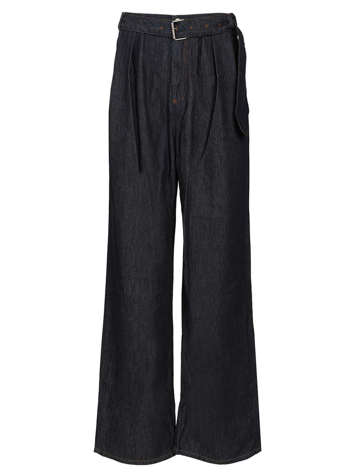 Dries Van Noten Long Trousers - Blu | 1840f8d3763375a77ef6b755433f0bd9cd8c6972